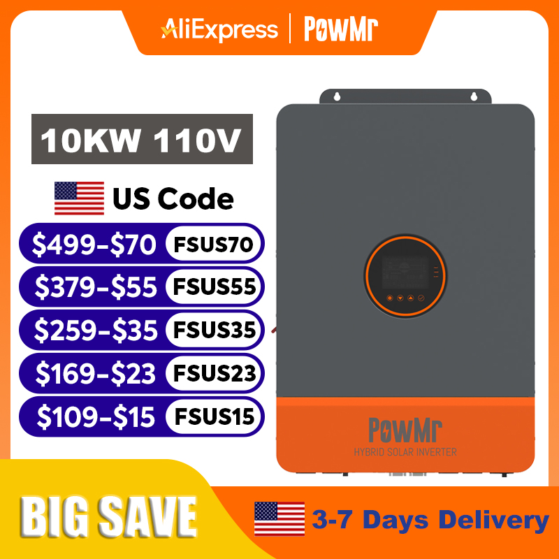Drone Solar Charger - Inverter Ibrido Solare PowMr 16KW 10KW