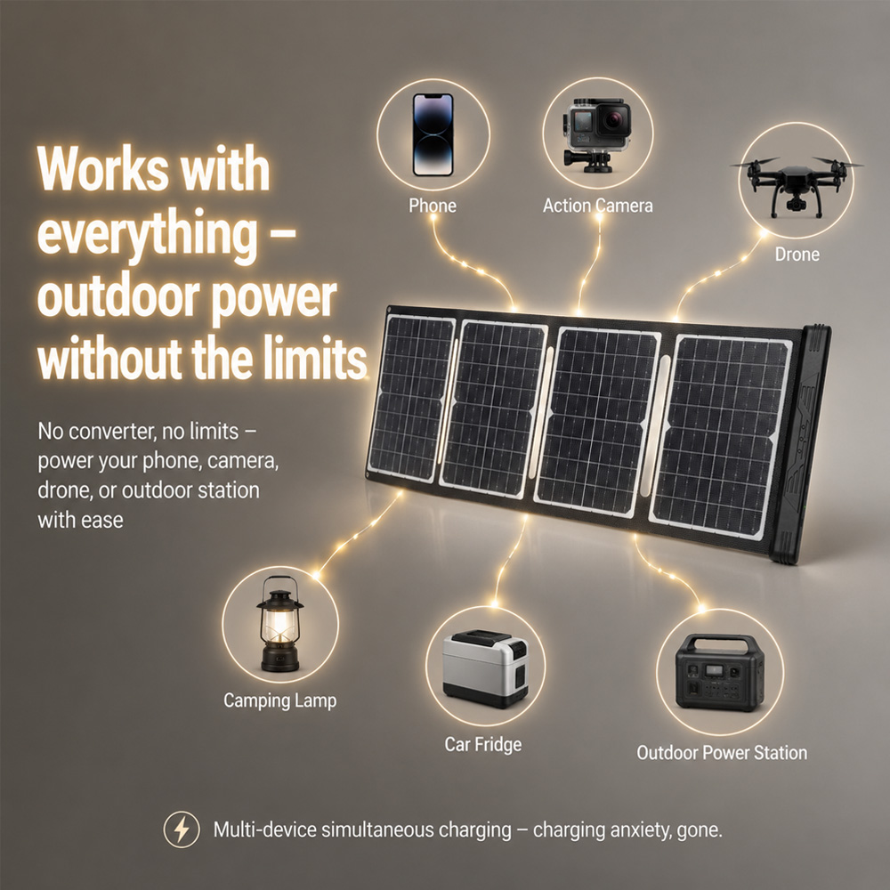 Pannello solare pieghevole da  - Drone Solar Charger recensione e prezzo