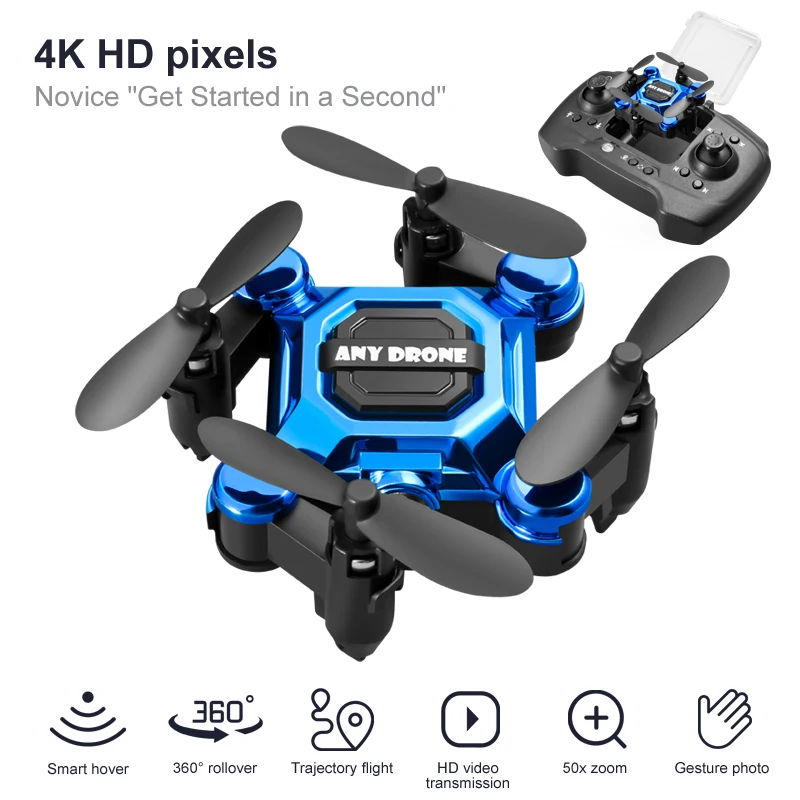 Telecamera 4K HD RC Drone Fold - Drone Remote Controller Lanyard recensione e prezzo